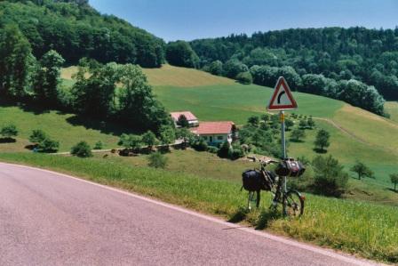 Crossing the Jura south of Basel